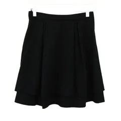 ロペ スカート ボトムス フレア ウール 日本製 レディース 9サイズ ブラック ROPE' 【中古】