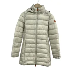 SAVE THE DUCK(セイブザダック) コート サイズ1 S レディース - ベージュ 長袖/キルティング/ジップアップ/フード着脱可/冬