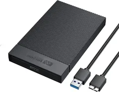 SAN ZANG MASTER 2.5インチ HDD ケース USB 3.0 SATA UASP対応 5Gbps転送 HDD外付けケース 2.5インチ SSDケース 4TB容量対応 ハードディスクケース 工具不要 バックアップ 9.5mm/7mm SATA H