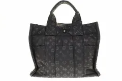 ポーター PORTER HEAD PORTER TANKER タンカー モノグラム ハンド トートバッグ ブラック 【ブランド古着ベクトル】【中古】●▲■250426