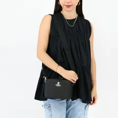 ■Vivienne Westwood ヴィヴィアンウエストウッド 58010003U  ショルダーバッグ ブラック ポシェット クロスボディ シルバーオーブ モチーフ レザー カメラバッグ レディース