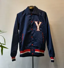 ■ 80〜90s vintage ■ DESCENTE デサント ■ ナイロンスタジャン ■ デサント製 ワッペン付き トリコロールカラー スタジャン ■ NNN1552