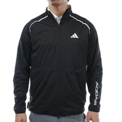 [アディダスゴルフ] ゴルフジャケット WIND.RDY 防風 撥水 ストレッチジャケット メンズ ブラック 