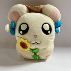 Rare Hamtaro Ribbon-chan Plush Toy, Sunflower, Vintage, Heisei Retro, Current Condition, 0.2kg