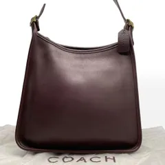 極美品　希少　COACH オールドコーチ　ショルダーバッグ　肩掛け　ブラウン