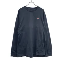 Supreme シュプリーム Small Box Tee L/S スモールボックスロゴロングスリーブTシャツ  ブルー XL