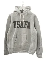 チャンピオン CHAMPION REVERSE WEAVE PULLOVER SWEAT PARKA USAFA C3-G125 リバースウィーブ USAFA リフレクター 復刻 プルオーバー スウェット パーカー L グレー 長袖 フーディ トップス