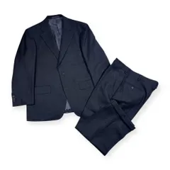 セットアップ J.PRESS AUTHENTIC MODEL ジェイプレス ストライプ 段返3B テーラードジャケット パンツ スーツ 94-84-170/ダークグレー系 メンズ