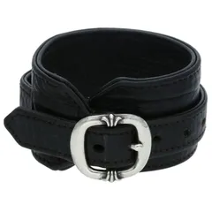 クロムハーツ RR TINY BUCKLE/ロックンロール レザーブレスレット