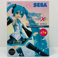 中古 初音ミクスーパープレミアムフィギュア”初音ミク10thAnniversary”「初音ミク-ProjectDIVA-XHD」