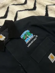 3XL Carhartt カーハート USA トラディショナル コートジャケット / キルティング裏地 / ブラック