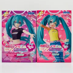 中古 2体セット(ラブ衣装Ver.＆ベリー衣装Ver.)初音ミク-Desktop×DecorateCollections「初音ミク×オシャレ魔女ラブandベリー」