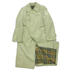 バーバリーズ Burberrys 90s 裏地ノバチェック トレンチコート ジャケット ロング 英国製 ベージュ 約M