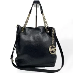 極美品　MICHAEL KORS 2way チェーンショルダーバッグ　ブラック