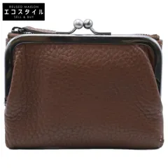 ✨未使用　展示品　土屋鞄 オイルヌメ がま口財布 茶 土屋鞄製造所 がま口財布 トーンオイルヌメ ブラウン レザー 二つ折り財布