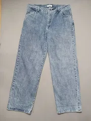 35 ウール フルイドフロー ストーンウォッシュ ワイドデニム