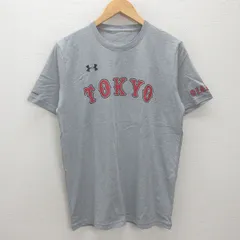 G■アンダーアーマー/UNDER ARMOUR ジャイアンツ/Tシャツ【M程度】灰/men's/64【中古】■