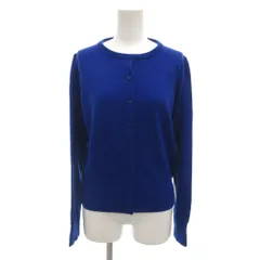 トゥービーバイアニエスベー To b. by agnes b. 美品 カーディガン ニット ハートボタン TU 青 ブルー /KR