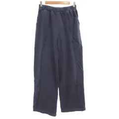 チャオパニック ティピー CIAOPANIC TYPY タグ付き OddStudio 別注 ピグメントバックダメージロゴスウェットパンツ ワイド イージー M 紺 ネイビー TYZ4051102A0002 /GV