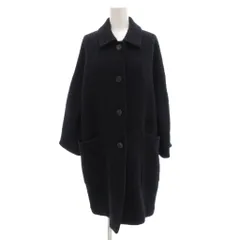 ノット KNOTT トゥモローランド ステンカラーコート ウール ミドル ハーフ 1 ネイビー 紺 /UO