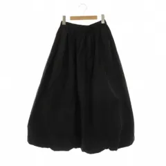 ジャーナルスタンダード レリューム JOURNAL STANDARD relume 25SS ウォッシャブルバルーンスカート F ブラック /DO ■OS