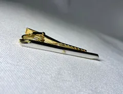 美品 Burberry バーバリー ホースナイトロゴ 騎士デザイン 艶消しスターリングシルバー＆ゴールド ネクタイピン タイピン タイバー