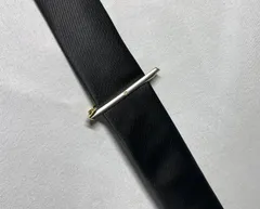 美品 Burberry バーバリー ホースナイトロゴ 騎士デザイン 艶消しスターリングシルバー＆ゴールド ネクタイピン タイピン タイバー