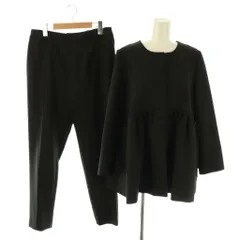 ルイルエブティック RUIRUE BOUTIQUE ジャケット パンツ セットアップ スーツ LL ブラック /ES ■OS