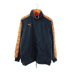 プーマ PUMA ジャケット ジップアップ M ネイビー オレンジ /HK ■OS ■GY39 ■AX