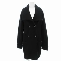 ブラック バイ マウジー BLACK by moussy コーディガン コート カーディガン アンゴラ混 ミドル丈 F 黒 ブラック /UDのサムネイル