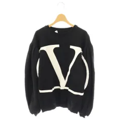 ヴァレンティノ ヴァレンチノ  VALENTINO Vロゴ バルーンスリーブ プルオーバー トレーナー XS 黒 ブラック /AT ■OSのサムネイル