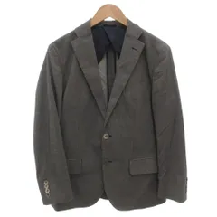 ニューヨーカー NEWYORKER テーラードジャケット 2B 総柄 M グレー /FF ■YHS7