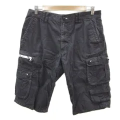 バーバリーブラックレーベル BURBERRY BLACK LABEL カーゴパンツ ミリタリーパンツ ショートパンツ ハーフパンツ 82 チャコールグレー /YS44 ■GY61