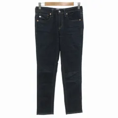 サムシング something テーパードストレートデニムパンツ ジーンズ 26 インディゴ 紺 SKY38 /FF