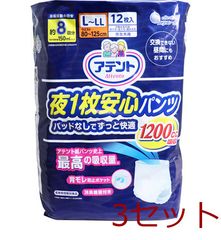 箱未開封 アテント夜1枚安心パンツM 大容量1200cc 14枚×6 - メルカリ