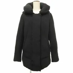 エモダ EMODA ボリュームカラー ダウンコート ジャケット M 黒 ブラック ■YHS9のサムネイル
