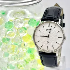 【希少/新品電池】SEIKO セイコー 雪目 メンズ 腕時計 シルバー 4130-8000 560910 新品ベルト