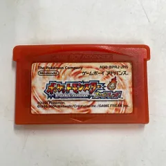 02w21641 ゲームボーイアドバンス ポケットモンスター 赤 ファイアレッド ゲームソフト ※ソフトのみ/起動のみ確認済み【中古品】
