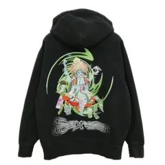 シュプリーム SUPREME 22AW Lakshmi Zip Up Hooded Sweatshirt スウェット ジップアップ パーカー 刺繍 M ブラック