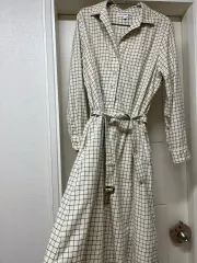 ユニクロ チェック シャツ ロング ONE PIECE