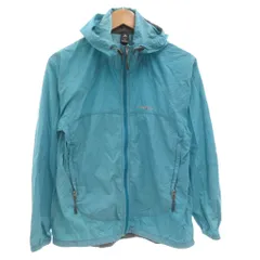 モンベル Montbell ウインドブラストパーカ マウンテンパーカー M ナイロン ロゴ 刺繍 青 ブルー /AE IBO86