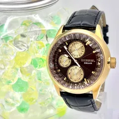 【新品電池】DIESEL ディーゼル メンズ 腕時計 ゴールド カットガラス デイデイト DZ-5127 新品ベルト