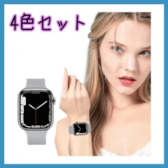 バンド コンパチブル Apple Watch バンド 38/40/41/42/44/45/49mm 交換ベルト 新しいシリコン製ハンド 柔らかい 調節可能 iWatch series SE/8/ 7/6/5/4/3/2/1に対応