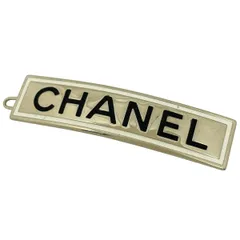 シャネル CHANEL ロゴ バレッタ ヘアアクセサリー 髪留め 髪飾り バレッタ GP ゴールド レディース 【中古】