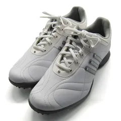 アディダス ゴルフシューズ スニーカー  靴　ART816527 レディース 23.5サイズ ホワイト adidas 【中古】