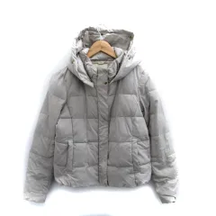 レッセパッセ LAISSE PASSE 中綿ジャケット ミドル丈 フード付き 38 M グレージュ /SM35のサムネイル