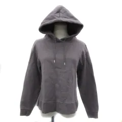 ユナイテッドアローズ A DAY IN THE LIFE UNITED ARROWS パーカー プルオーバー ミドル丈 無地 裏起毛 S チャコールグレー /YS24のサムネイル