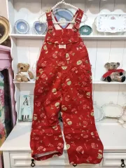 ピンクハウス レッド さくらんぼ オーバーオール