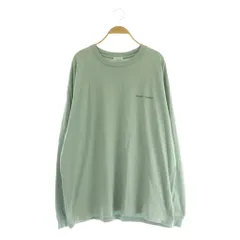 B&Y ユナイテッドアローズ BEAUTY&YOUTH ビューティー&ユース by FREEDOM STANDARD ワイドフォルム カットソー Tシャツ ロンT 長袖 XL ライム /MY ■OS ■GY14