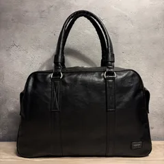 ✨PORTER フリースタイル レザーテイスト　ボストンバッグ ブラック 美品 大容量✨